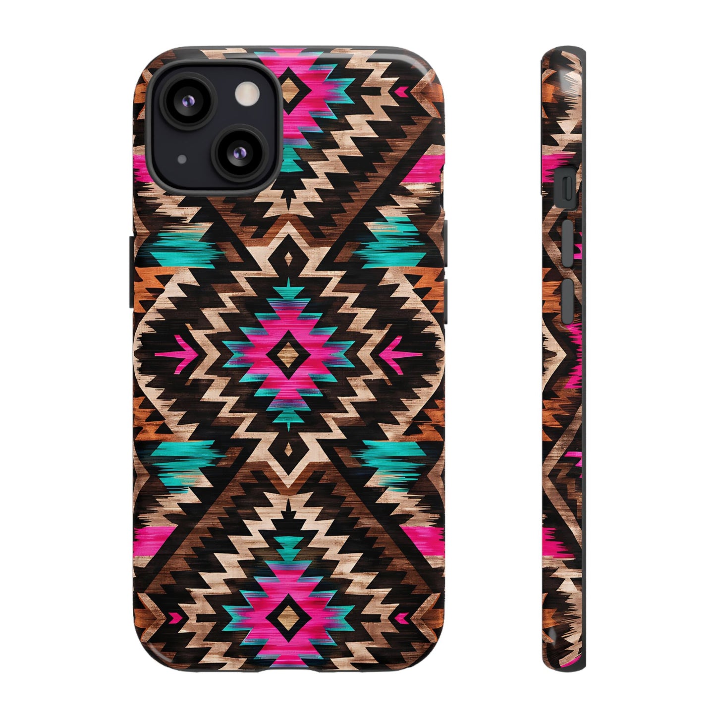 Neon Aztec Rug Tough Case