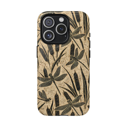 Carved Dragonflies Magnetic Case