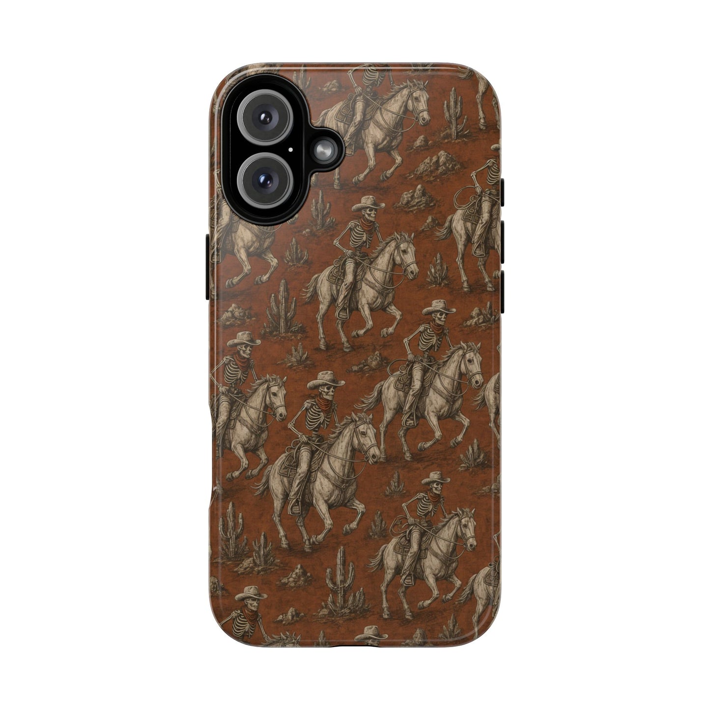 Skeleton Cowboy Ride Tough Case