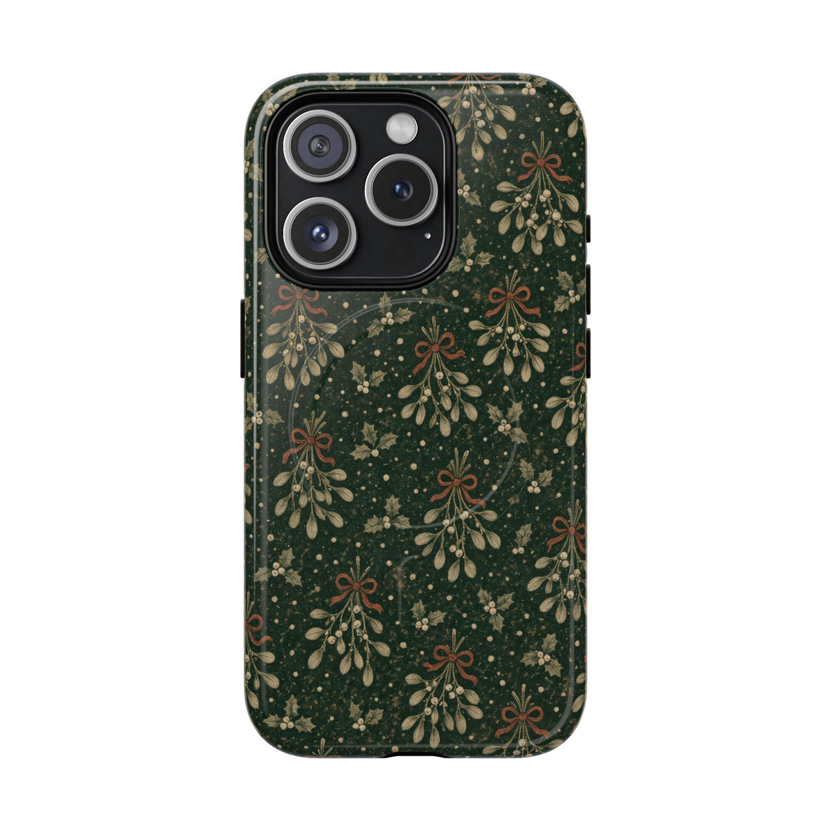 Mistletoe Etching Magnetic Case