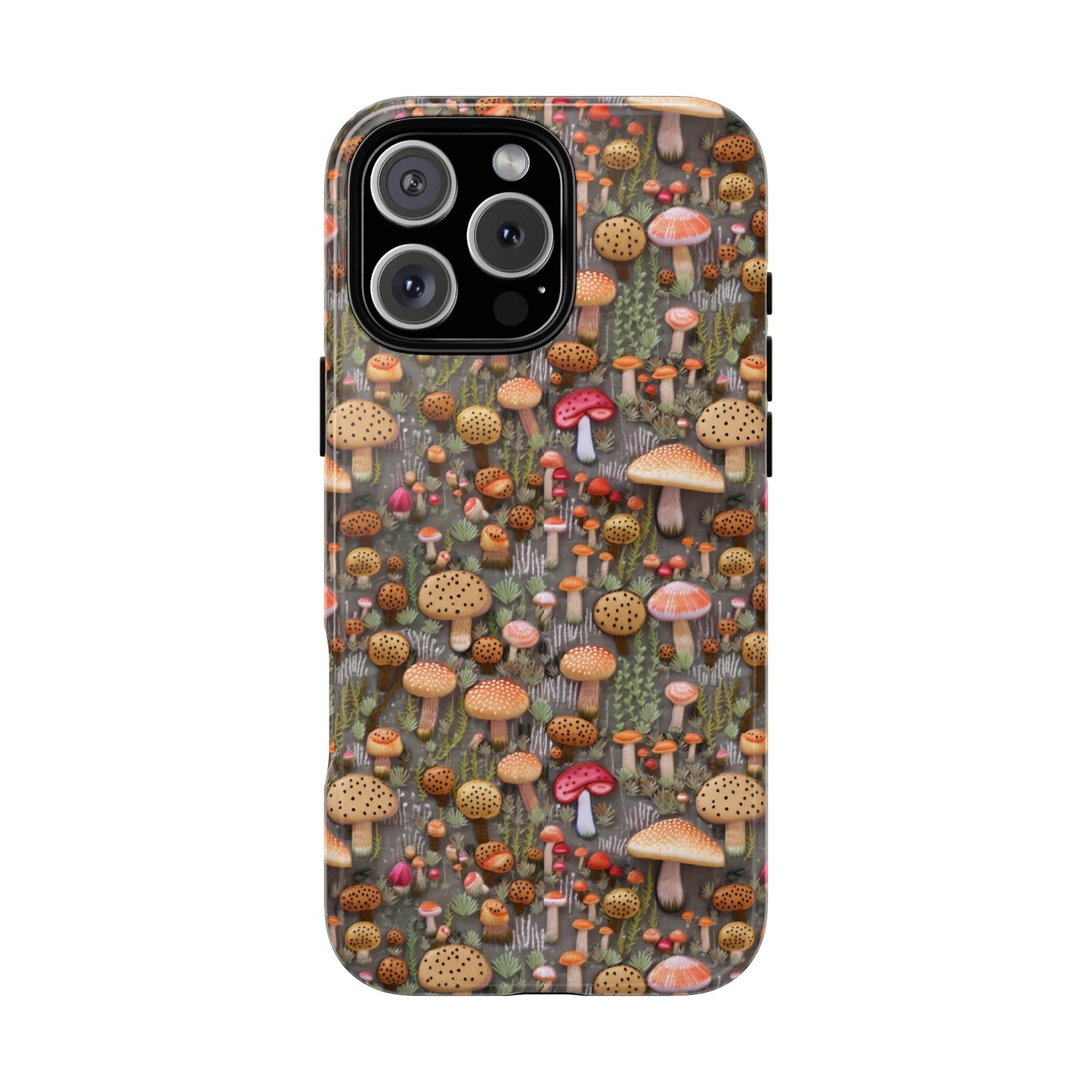Pink Mushroom Tough Phone Case
