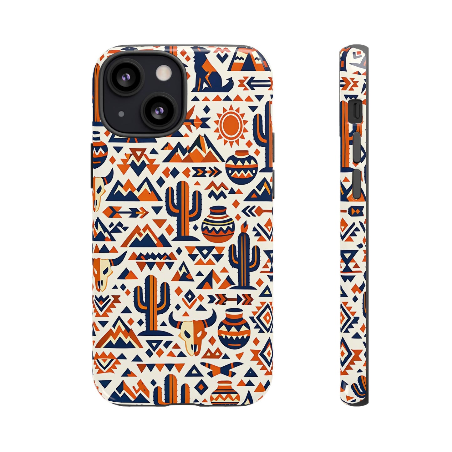 Southwest Tribal Orange Tough Case