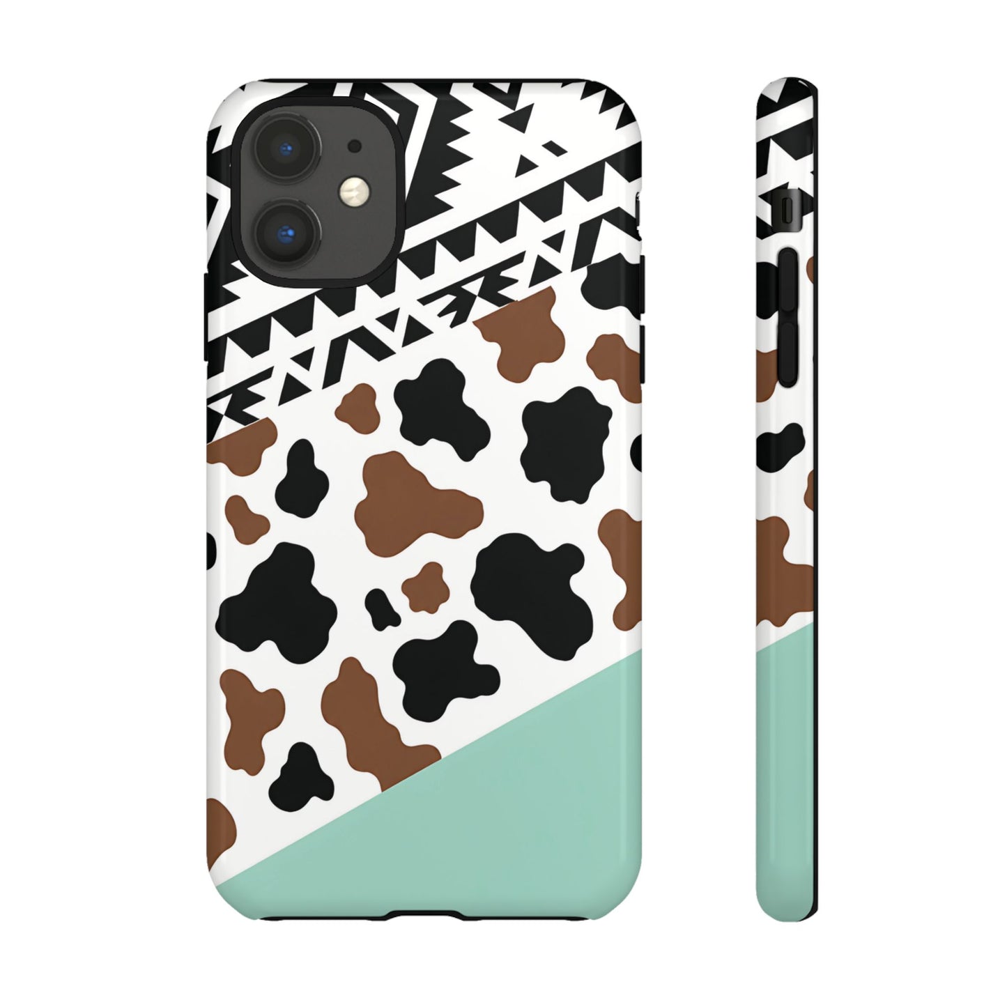 Mint Aztec Cowhide Tough Case