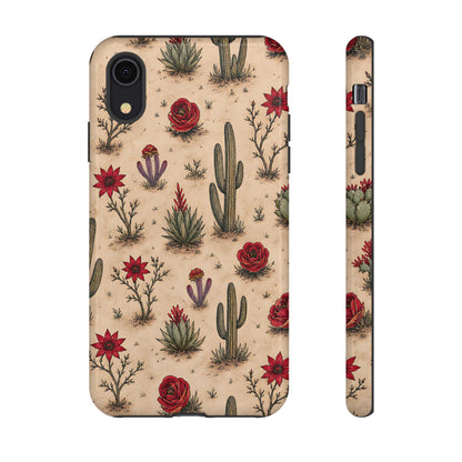 Red Bloom Desert Tough Case