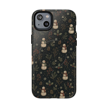 Midnight Snowmen Magnetic Case