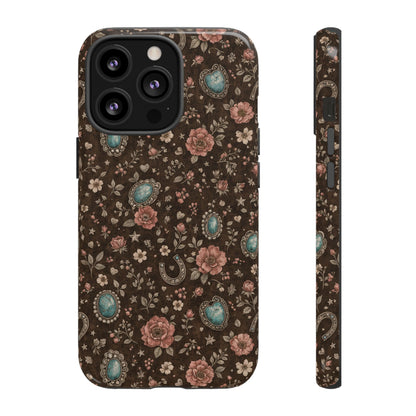 Turquoise Roses Tough Case