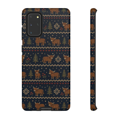 Highland Cow Sweater Tough Case