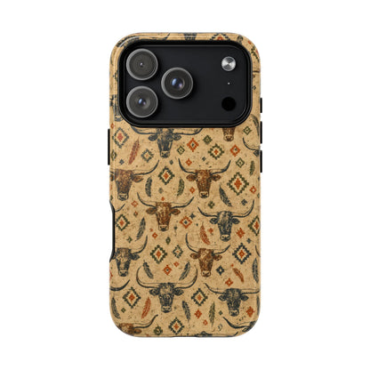 Longhorn Aztec Magnetic Case