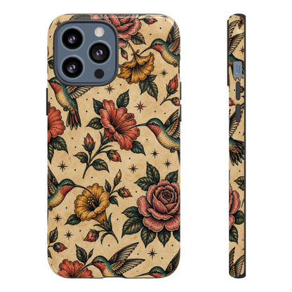 Hummingbird Rose Tough Case