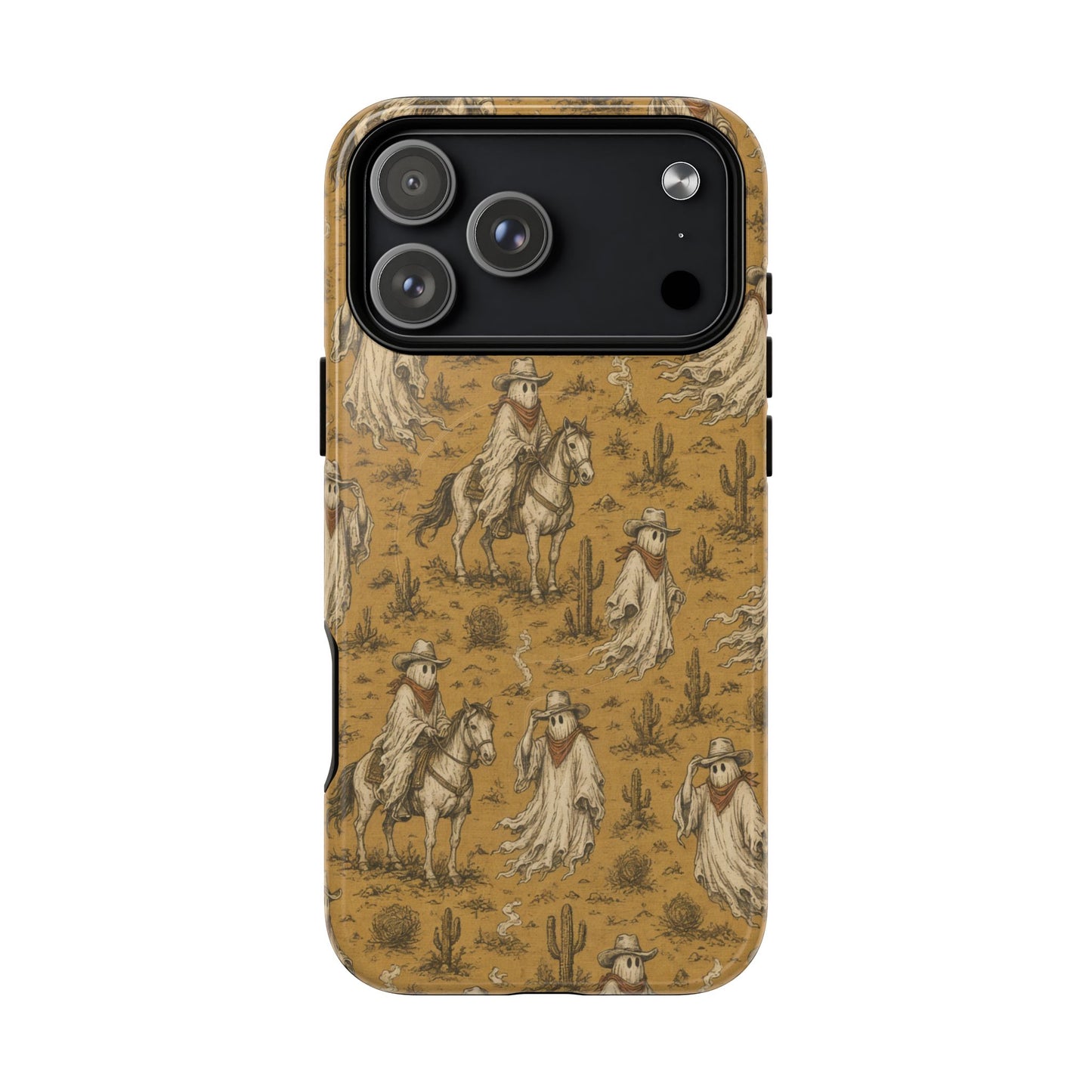 Ghost Cowboy Toile Magnetic Case