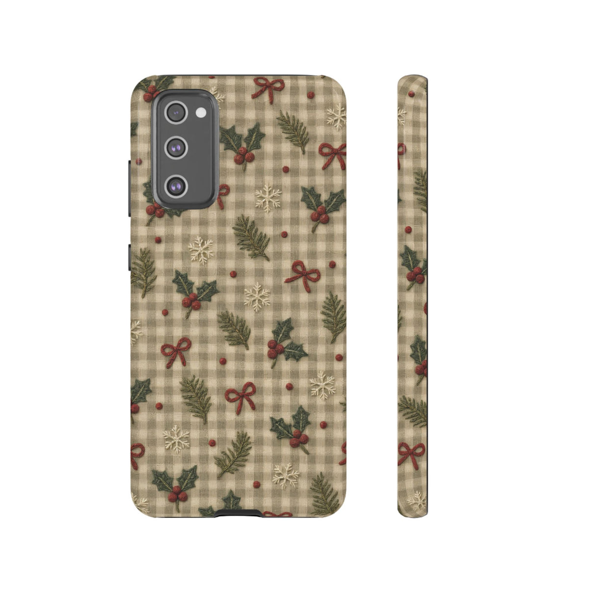 Gingham Holly Tough Case