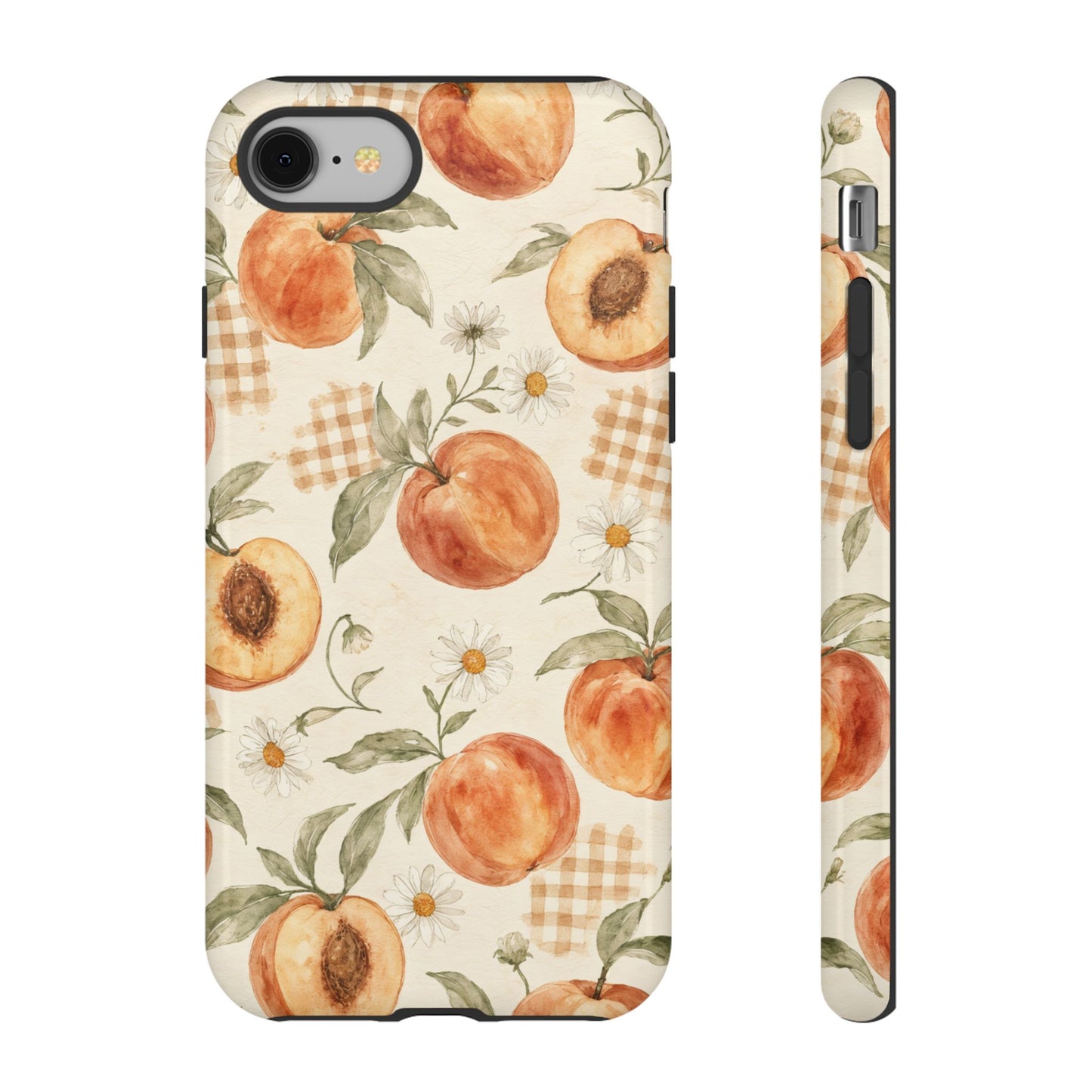 Peachy Gingham Tough Case