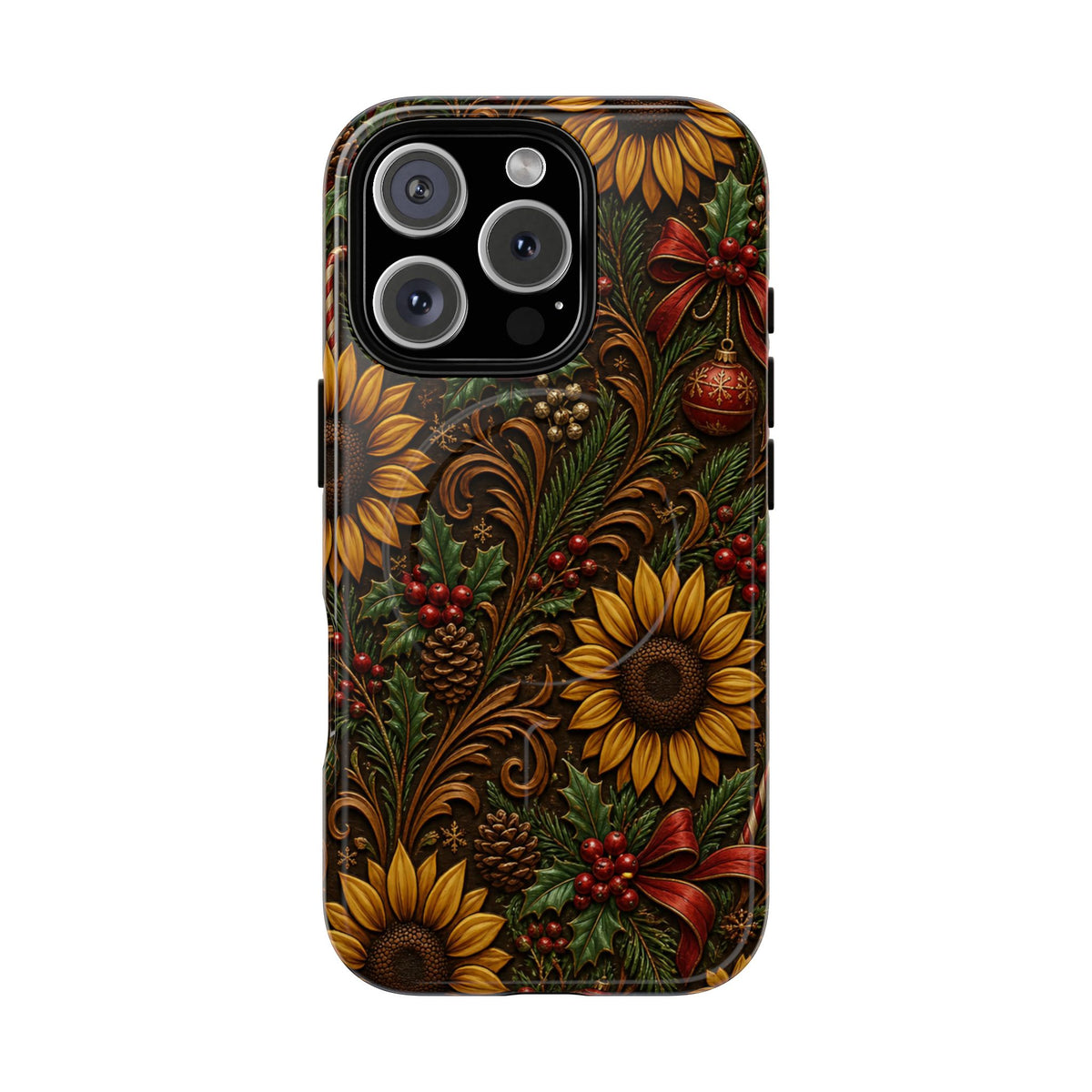 Christmas Sunflowers Magnetic Case