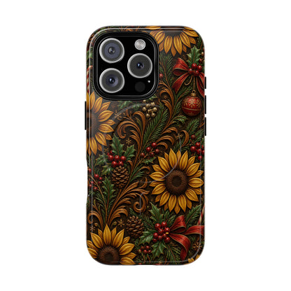Christmas Sunflowers Magnetic Case