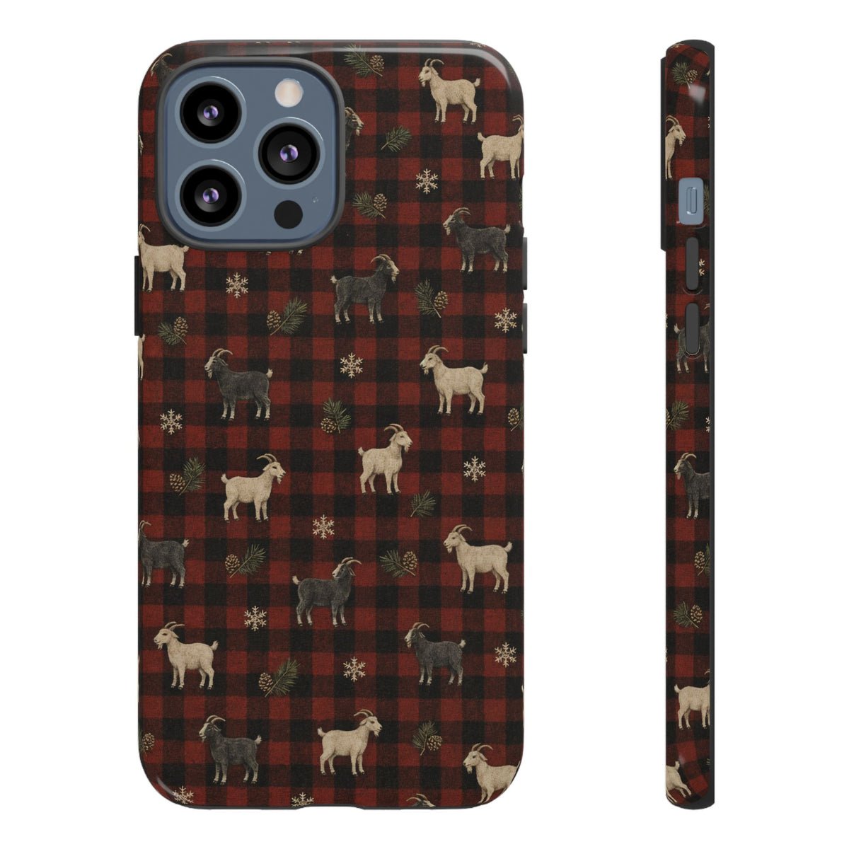 Buffalo Check Goats Tough Case