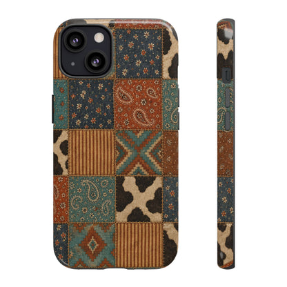 Turquoise Patchwork Tough Case