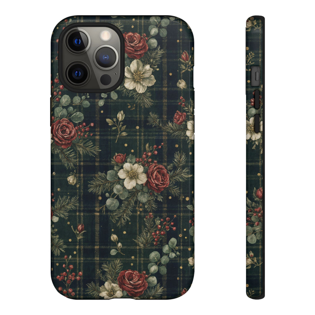 Tartan Roses Tough Case
