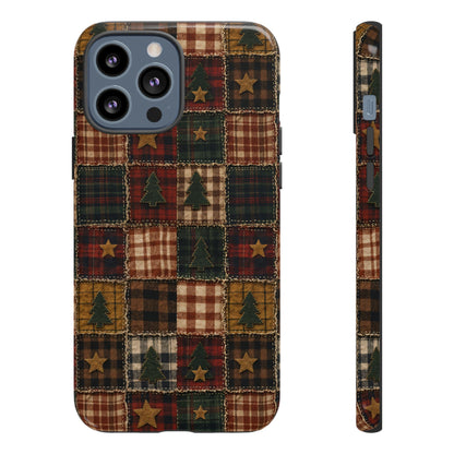 Christmas Rag Quilt Tough Case