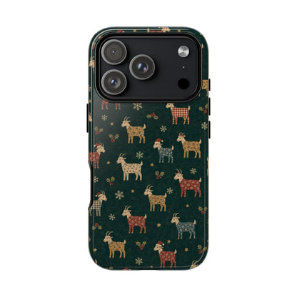 Yuletide Goats Tough Case