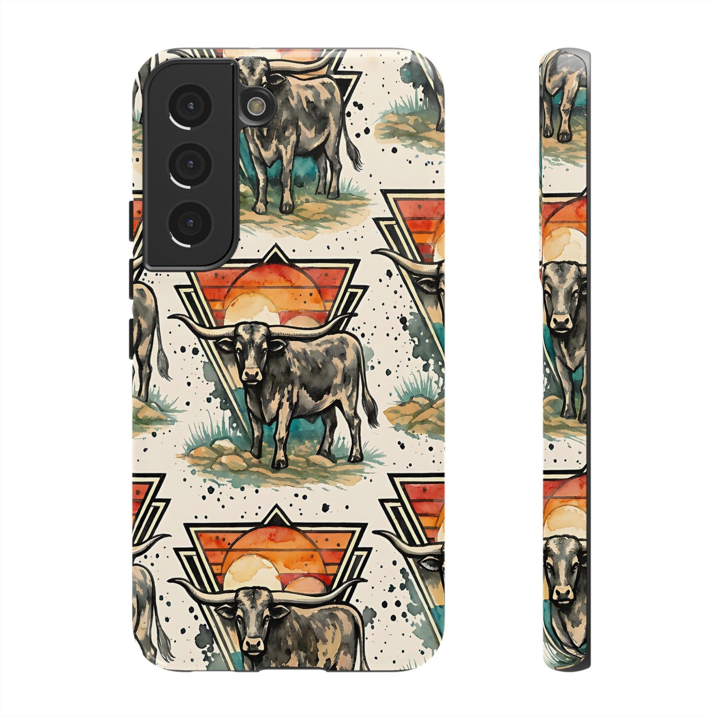 Retro Longhorn Tough Case
