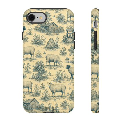 Sheep Toile Tough Case