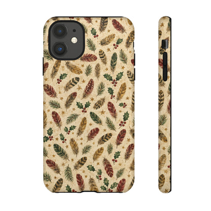 Christmas Feathers Tough Case