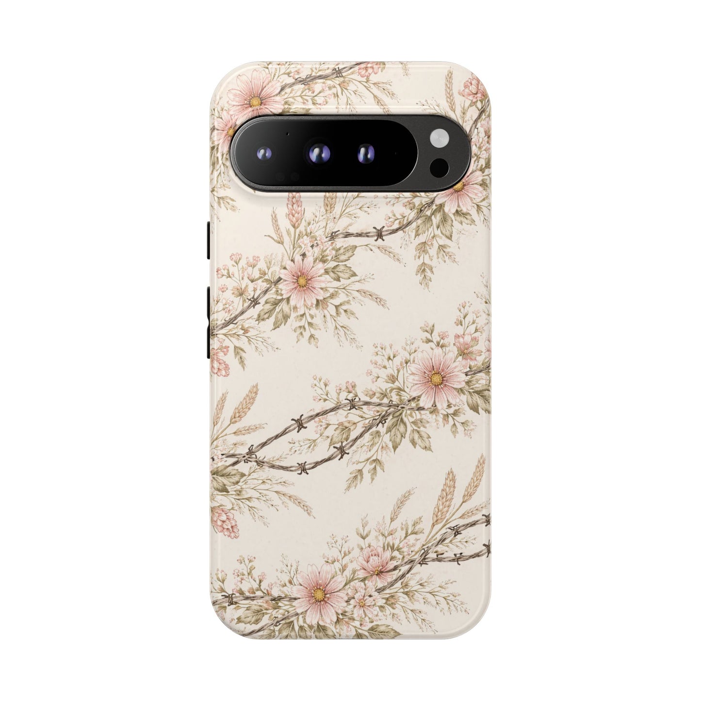 Floral Barbed Wire Tough Case