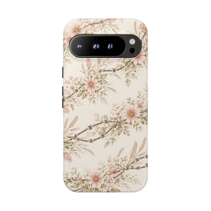 Floral Barbed Wire Tough Case