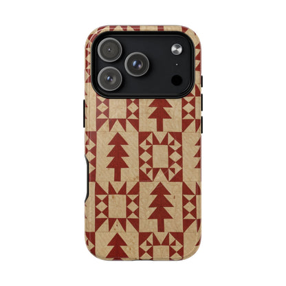 Pine Quilt Magnetic Case