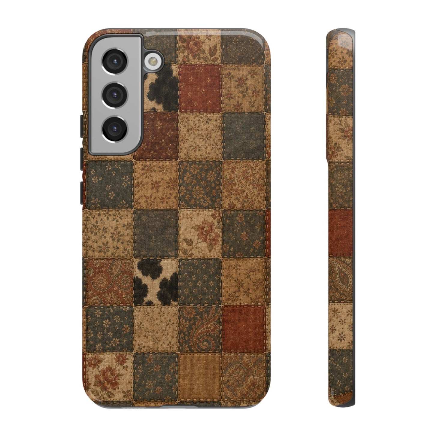 Rustic Patchwork Tough Case