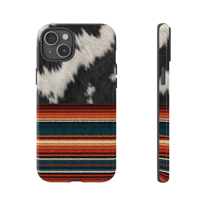 Cowhide + Serape Stripe Tough Case