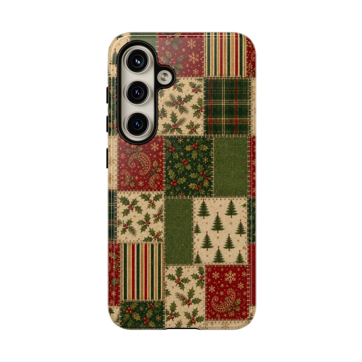 Holiday Patchwork Tough Case