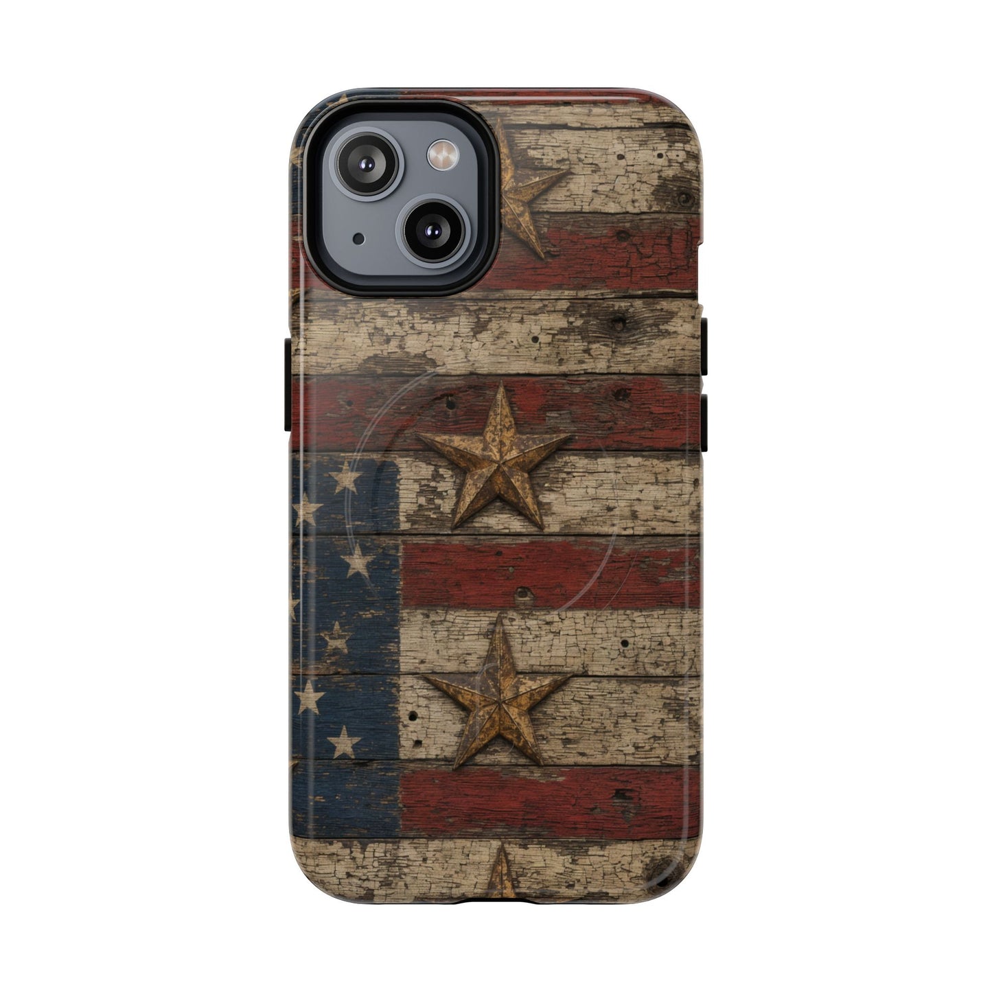 Patriotic Barn Stars Magnetic Case