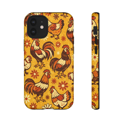 Retro Chickens Tough Case