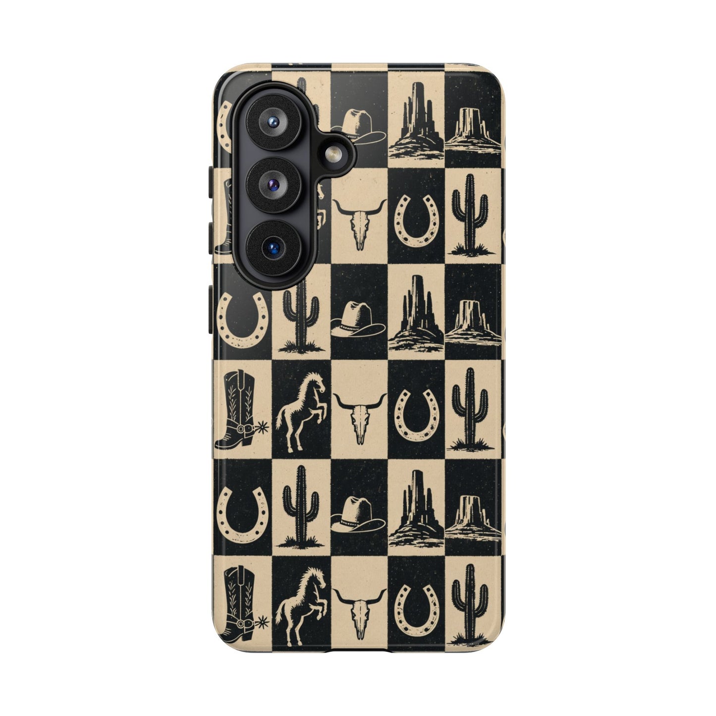 Western Checkerboard Tough Case