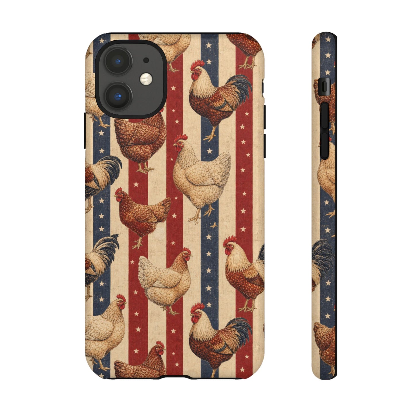Chickens and Stripes Tough Case