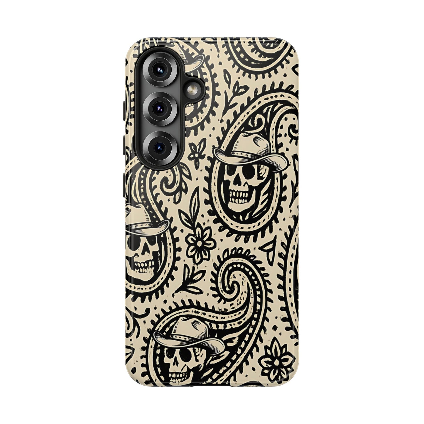 Cowboy Skull Paisley Tough Case