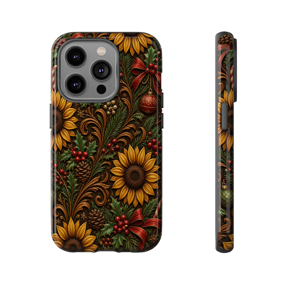 Christmas Sunflowers Tough Case