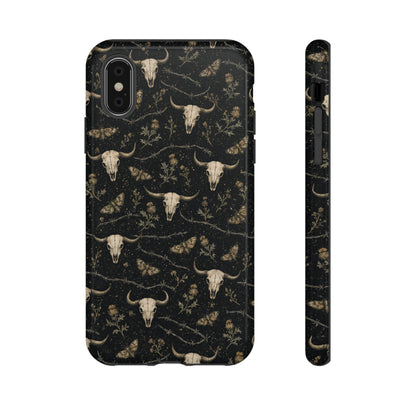 Bull Skull Barbwire Tough Case
