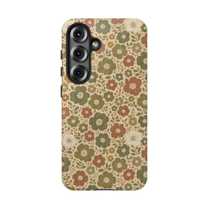 Retro Poppy Field Tough Case