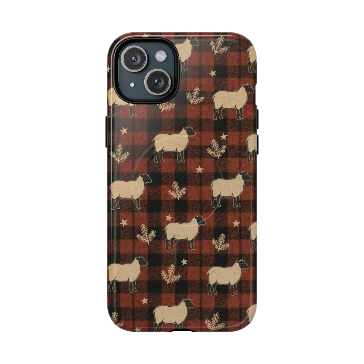 Plaid Sheep Magnetic Case