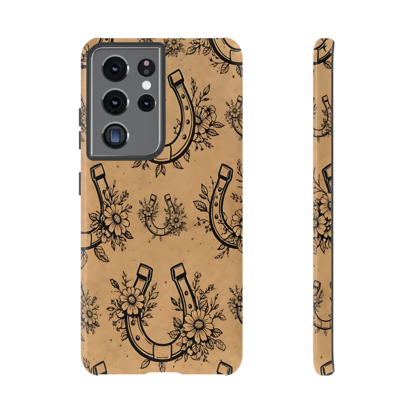 Floral Horseshoes Tough Case