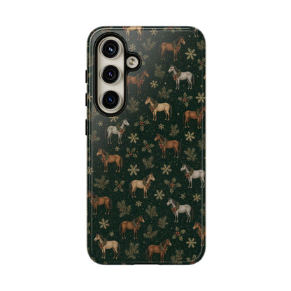 Evergreen Horses Tough Case