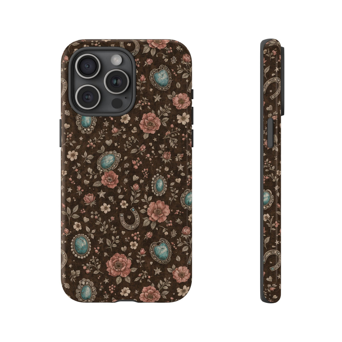 Turquoise Roses Tough Case