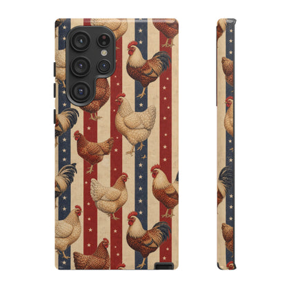 Chickens and Stripes Tough Case
