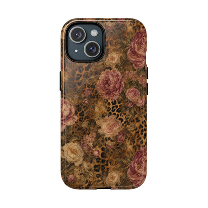 Leopard Floral Magnetic Case