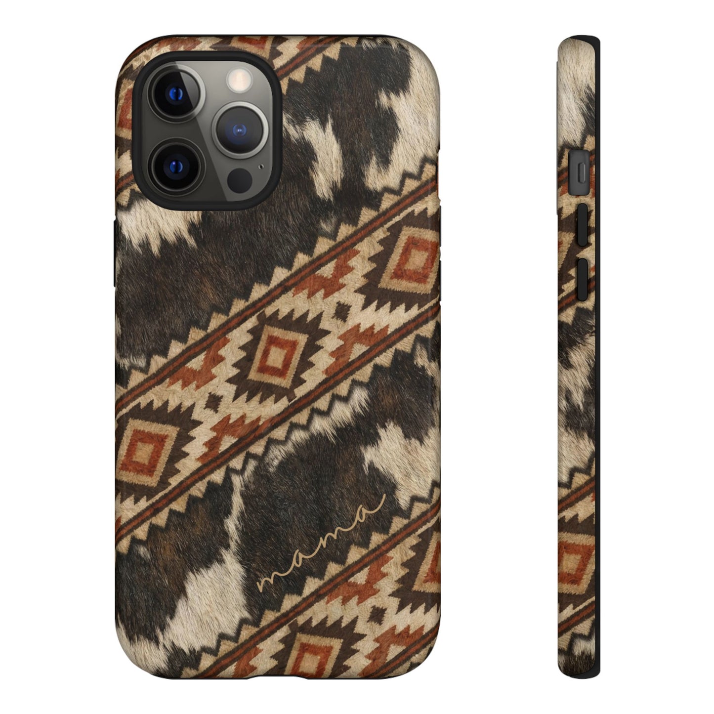 Cowhide Aztec Mama Tough Case