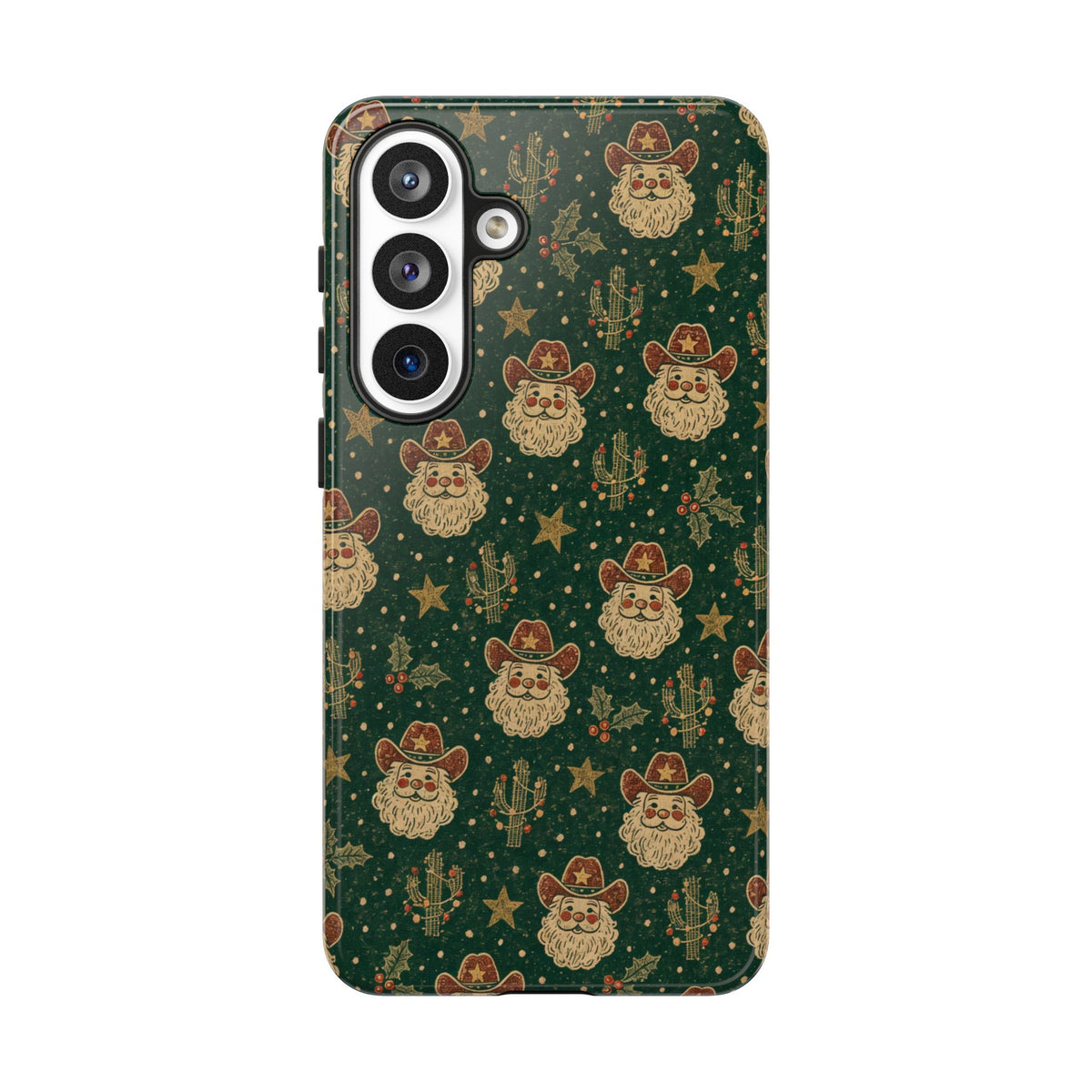 Santa Block Print Tough Case