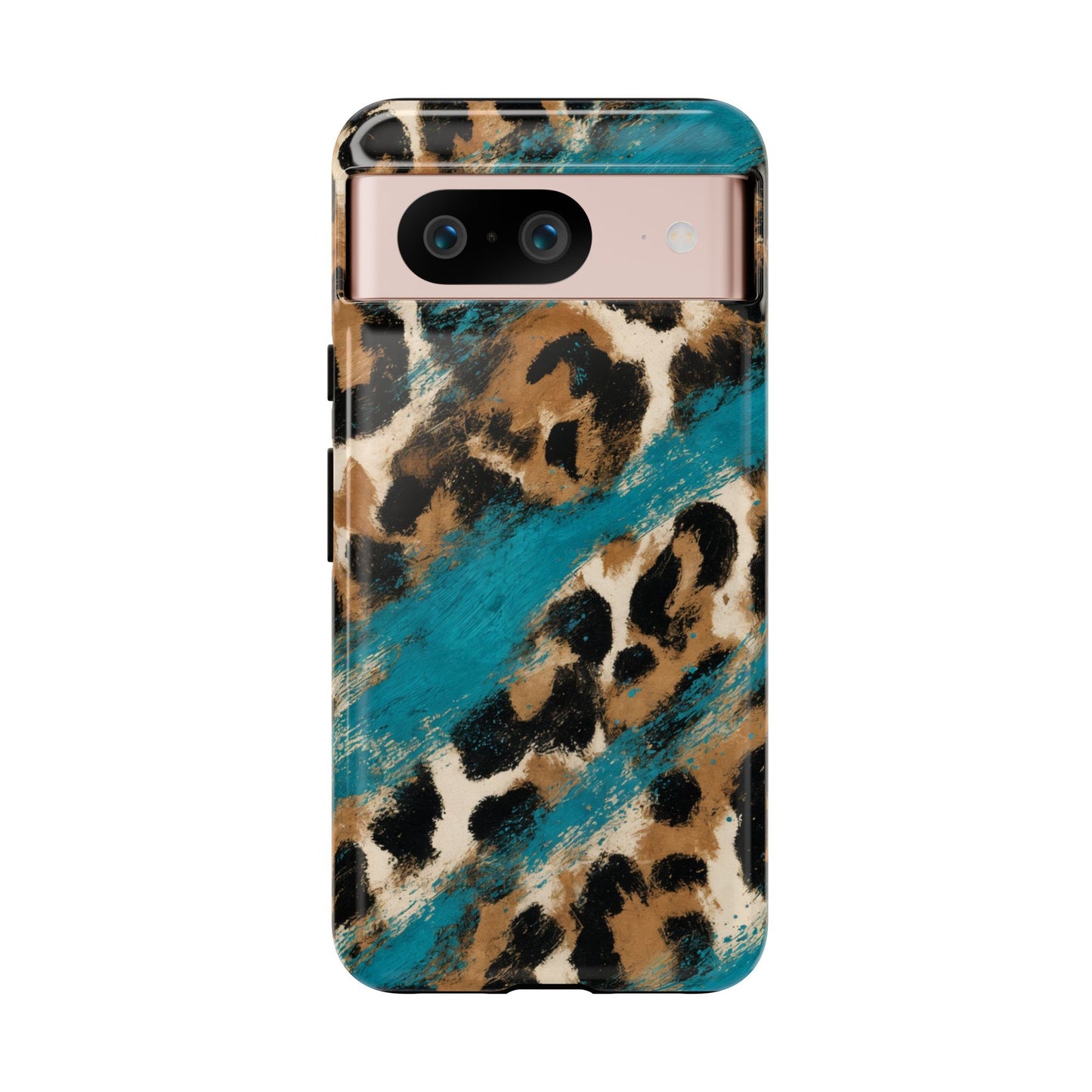 Turquoise Leopard Tough Case