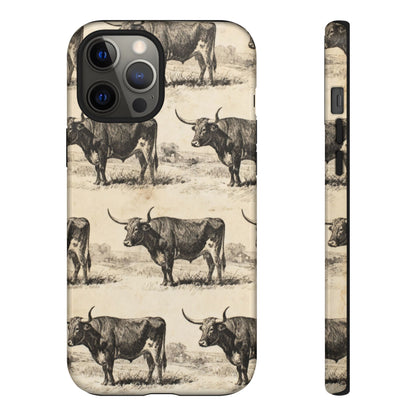 Vintage Longhorns Tough Case